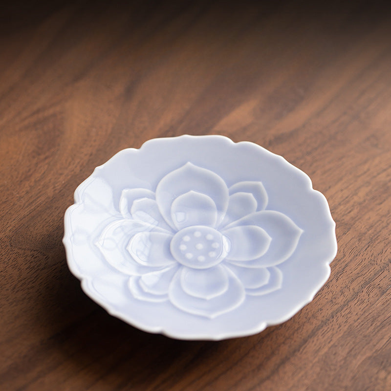 Gohobi Traditional Japanese Glazed Fruit Nuts Small Plate - Lotus 013