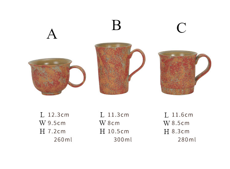 Tasse à café japonaise Gohobi émaillée à bulles faite à la main