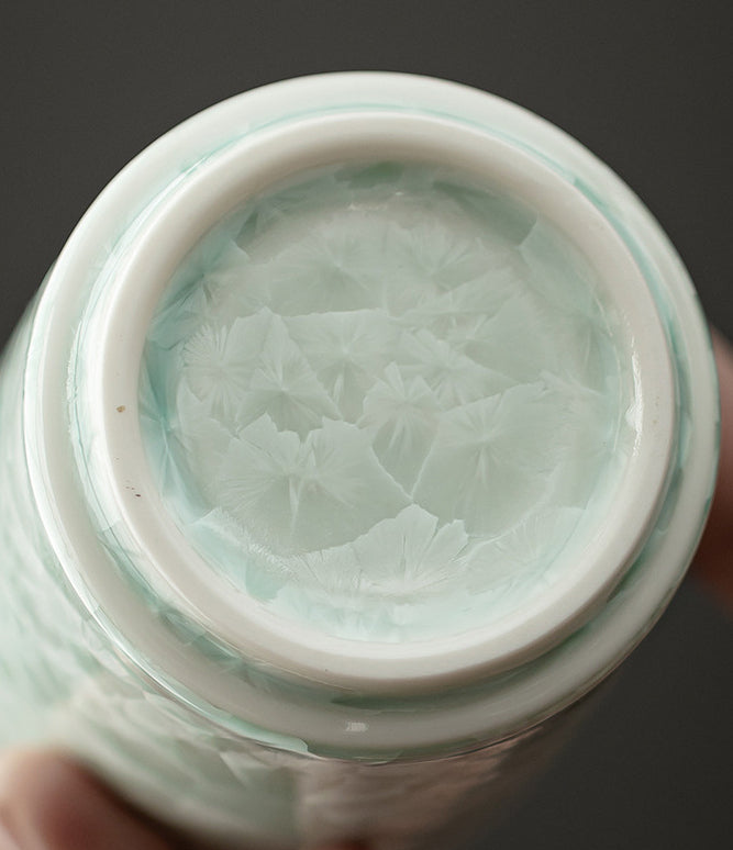 Bocal de rangement en cristal émaillé Gohobi 001