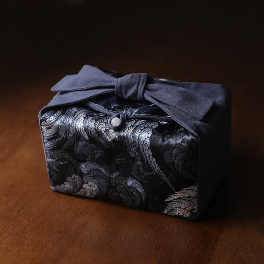 Gohobi Large Colourful Silk Teaware Storage Travel Bag Shifuku