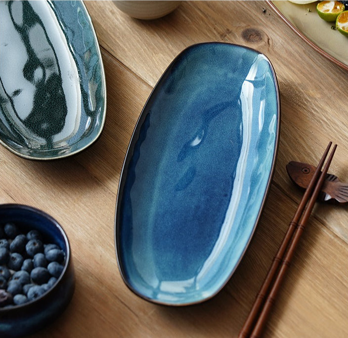 Gohobi Kiln-Change Oval Plate