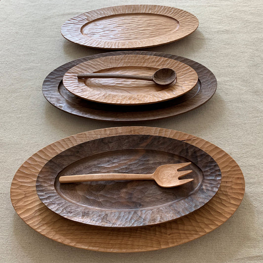 Gohobi Handcrafted Wooden Serving Tray