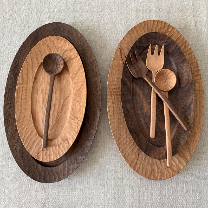 Gohobi Handcrafted Wooden Serving Tray