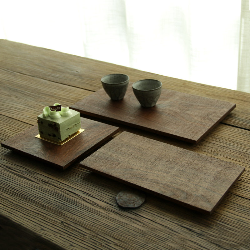 Gohobi Handcrafted Black Walnut Rectangular Tray