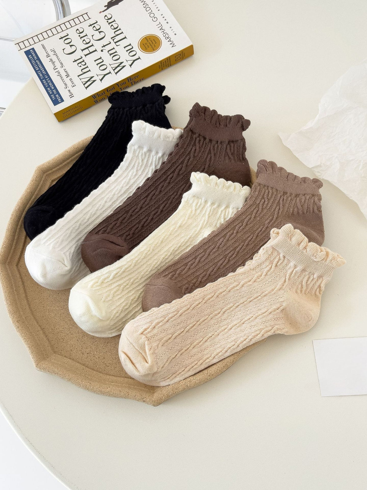 Chaussettes en coton Mary Jane en dentelle pour femmes SummerBloom