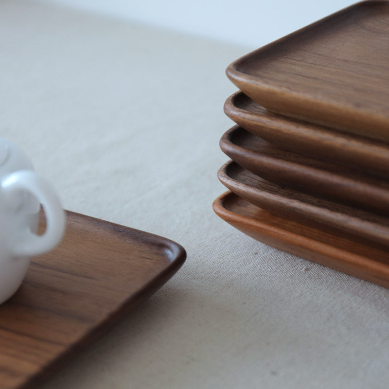 Gohobi Japanese-Inspired Solid Wood Tea Tray