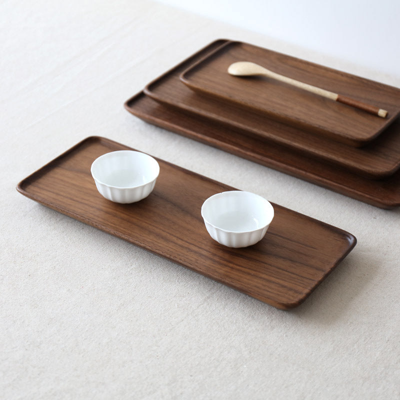 Gohobi Japanese-Inspired Solid Wood Tea Tray
