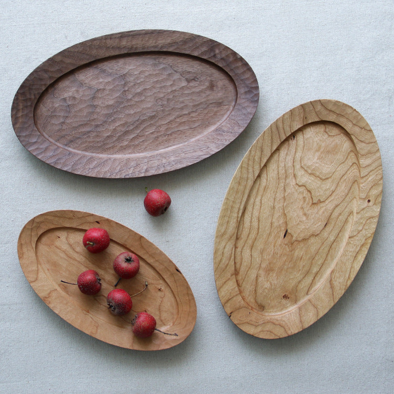 Gohobi Handcrafted Wooden Serving Tray