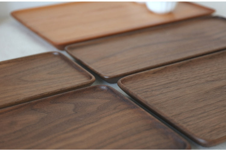 Gohobi Japanese-Inspired Solid Wood Tea Tray