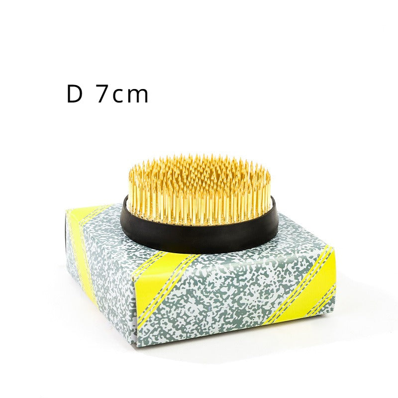 Support de fleurs en acier inoxydable Gohobi Ikebana Kenzan