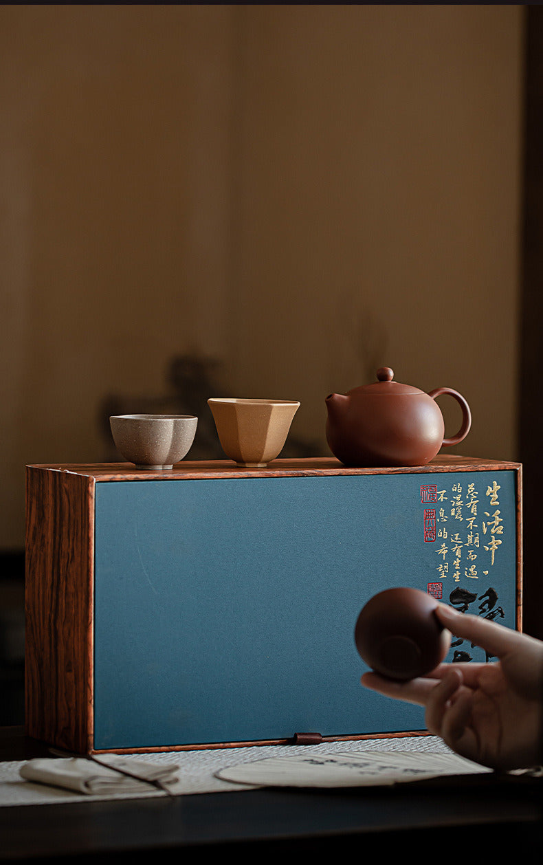 Service à thé en argile Yixing classique et original de Gohobi 03