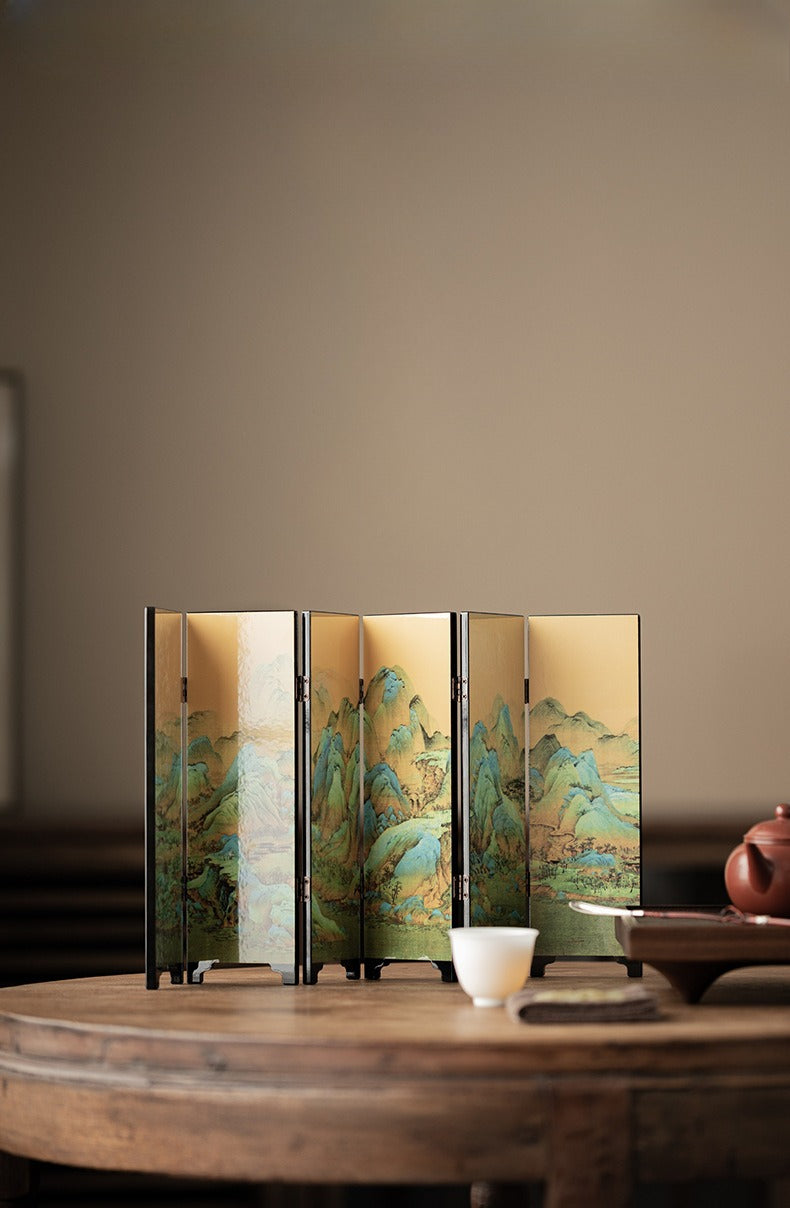 Gohobi Chinese Screen Tea Table Ornament