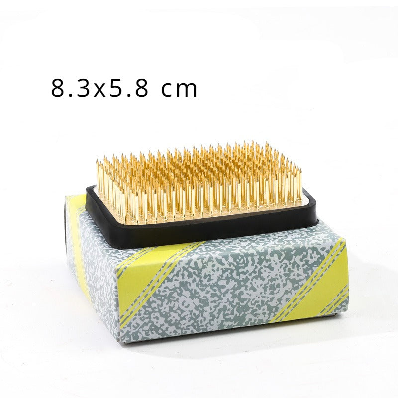 Support de fleurs en acier inoxydable Gohobi Ikebana Kenzan