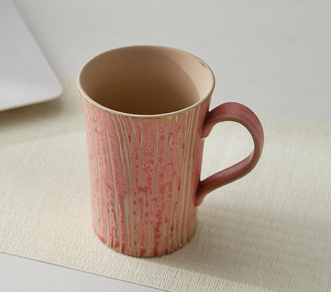 Gohobi Tasse à café japonaise faite à la main avec soucoupe 010