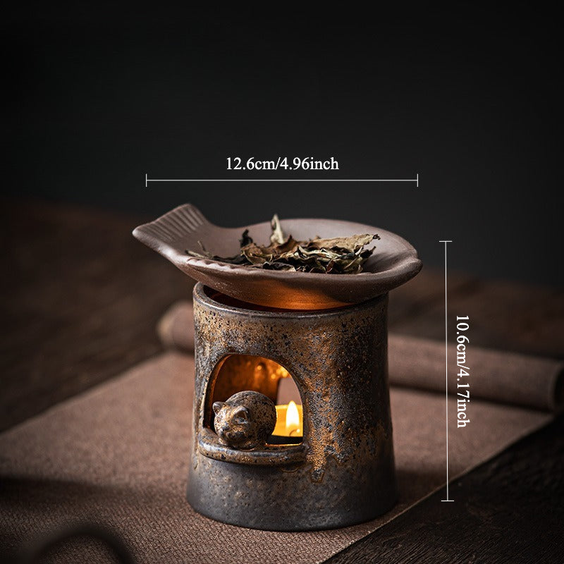 Gohobi Vintage Ceramic Tea Roaster