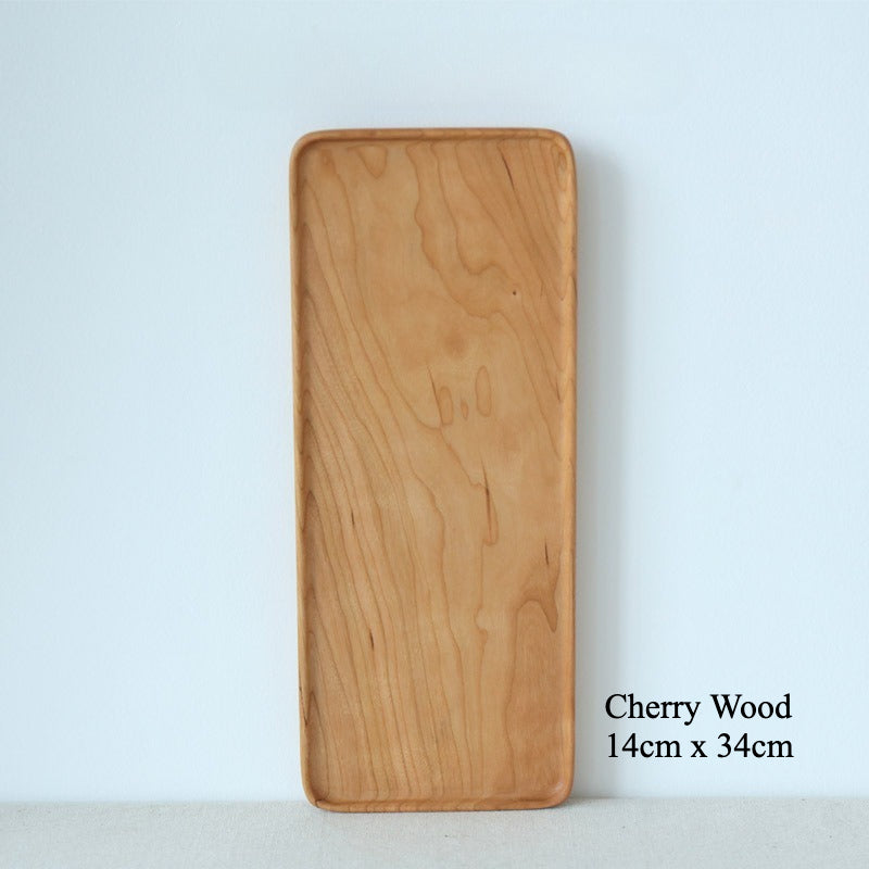 Gohobi Japanese-Inspired Solid Wood Tea Tray
