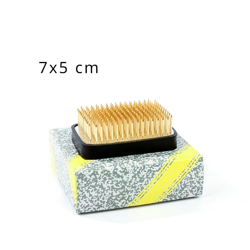 Support de fleurs en acier inoxydable Gohobi Ikebana Kenzan