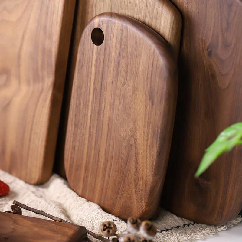Gohobi Black Walnut Wooden Cutting Board with Handle