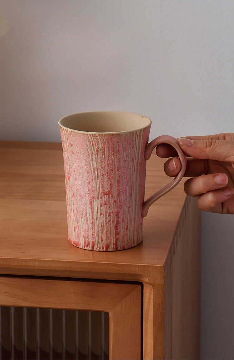 Gohobi Tasse à café japonaise faite à la main avec soucoupe 010