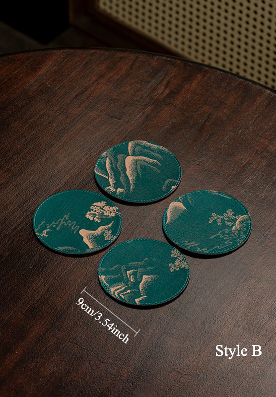 Gohobi Set of 4 Heat-Resistant Pads for Teapots