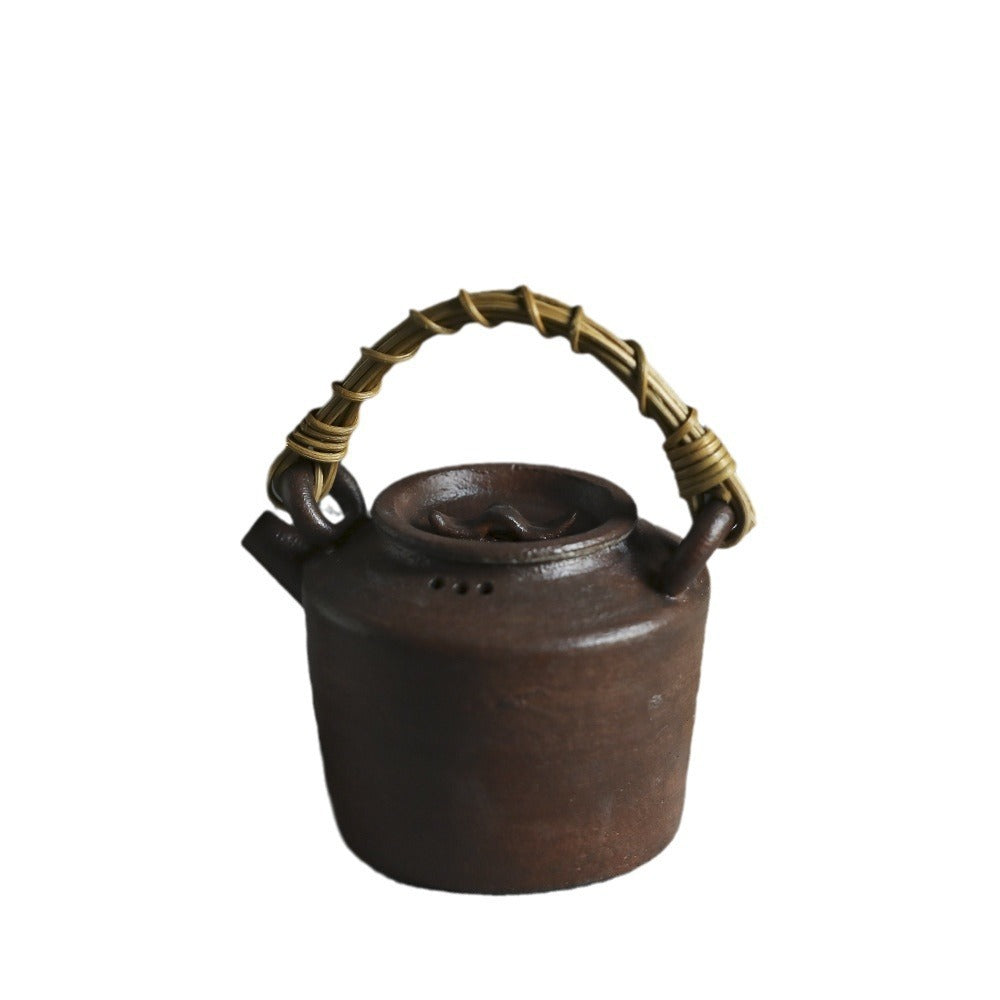 Gohobi “Sunny Day” Hand-Pulled Purple Sand Teapot – Literati Ball-Hole Pot (350–400ml)