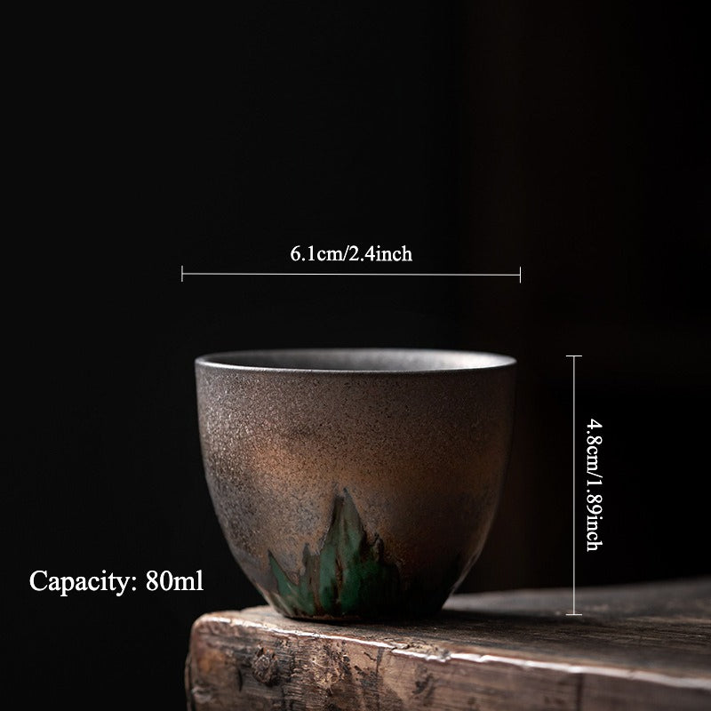 Gohobi Vintage Gilded Ceramic Tea Cup