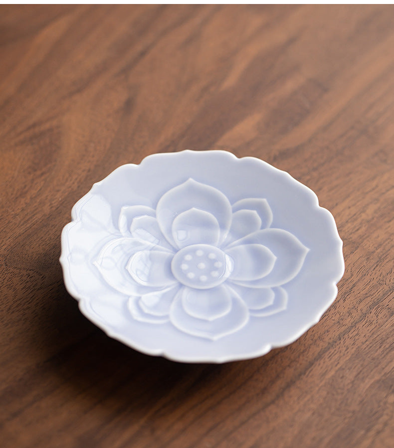 Gohobi Traditional Japanese Glazed Fruit Nuts Small Plate - Lotus 013