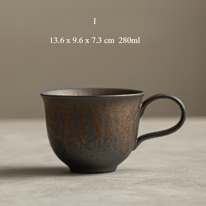 Gohobi Handmade Metallic Glaze Ceramic Mug (280-300ml)
