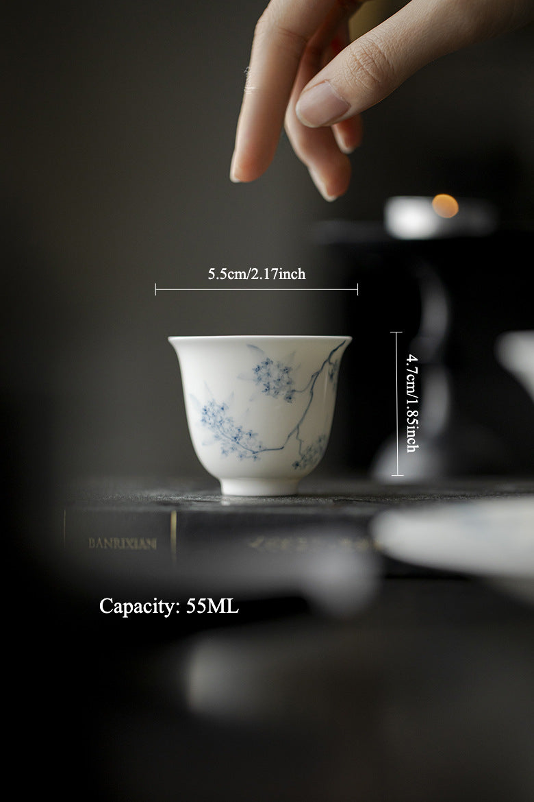 Gohobi Hand-Painted Osmanthus Tea Cup