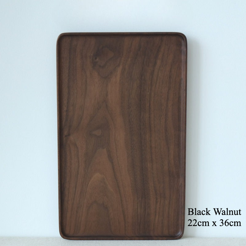 Gohobi Japanese-Inspired Solid Wood Tea Tray