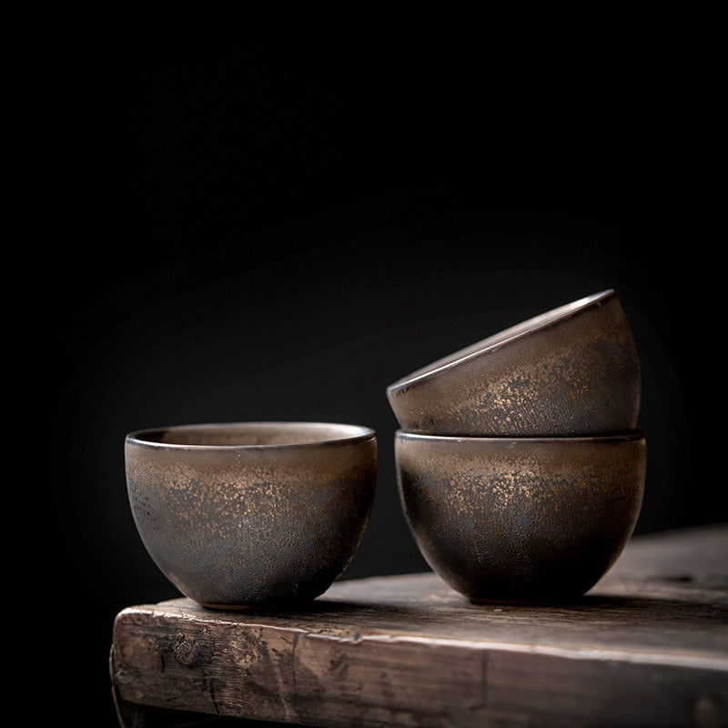 Gohobi Gilded Vintage Ceramic Teacup