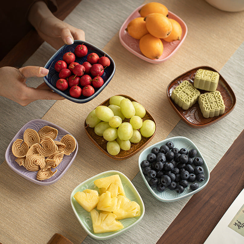 Gohobi, petite assiette de fruits glacés japonais traditionnels - Vague 009