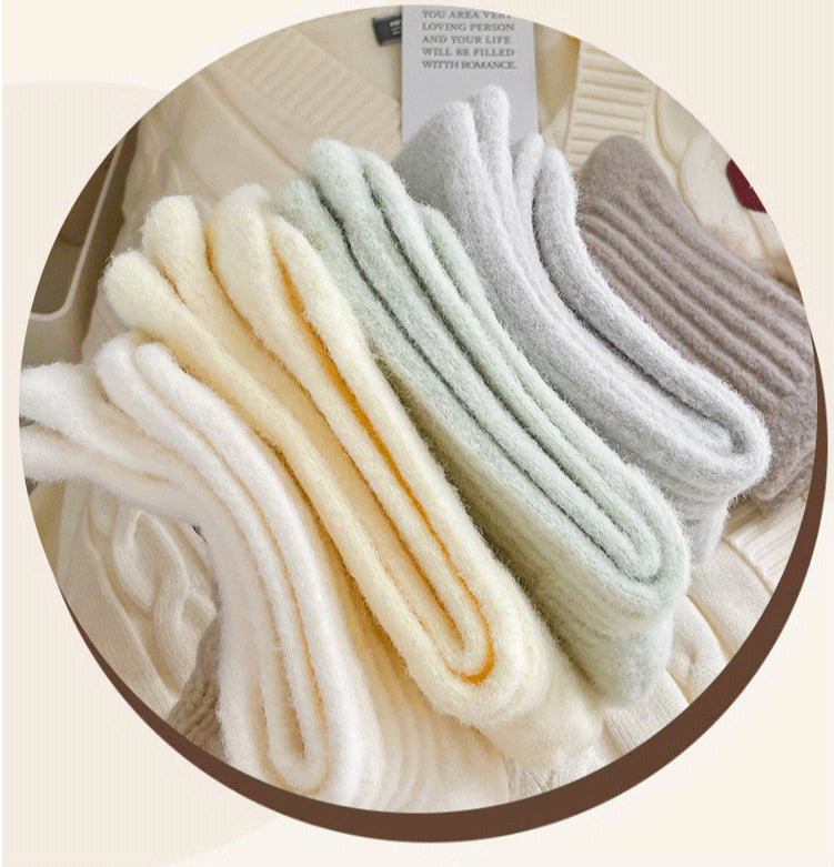 Chaussettes épaisses en polaire chaude Gohobi