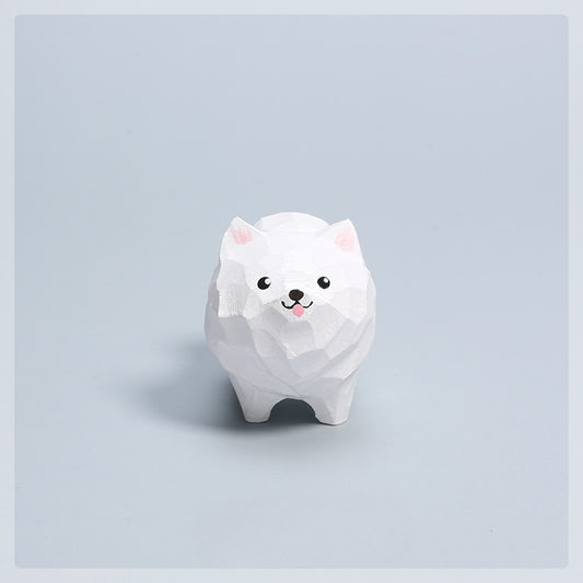 Gohobi Handcrafted Wooden Samoyed Dog Ornament