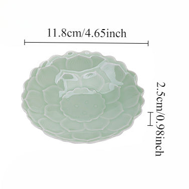 Gohobi, petite assiette de fruits glacés japonais traditionnels - Lotus 011