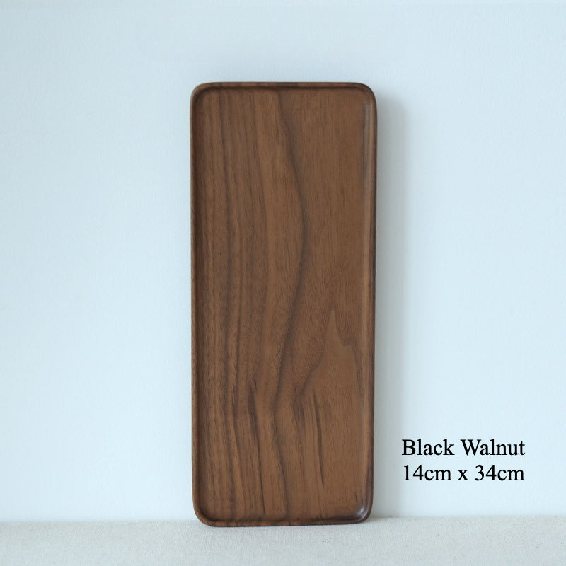 Gohobi Japanese-Inspired Solid Wood Tea Tray