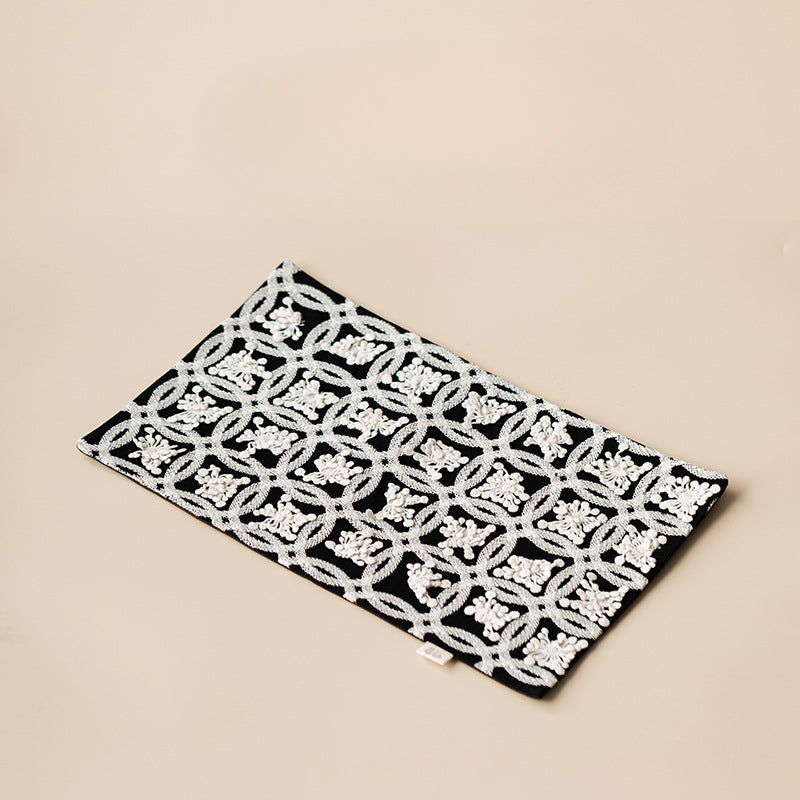 Gohobi Guofeng Brocade Tea Banquet Double-Sided Embroidered Tea Towel