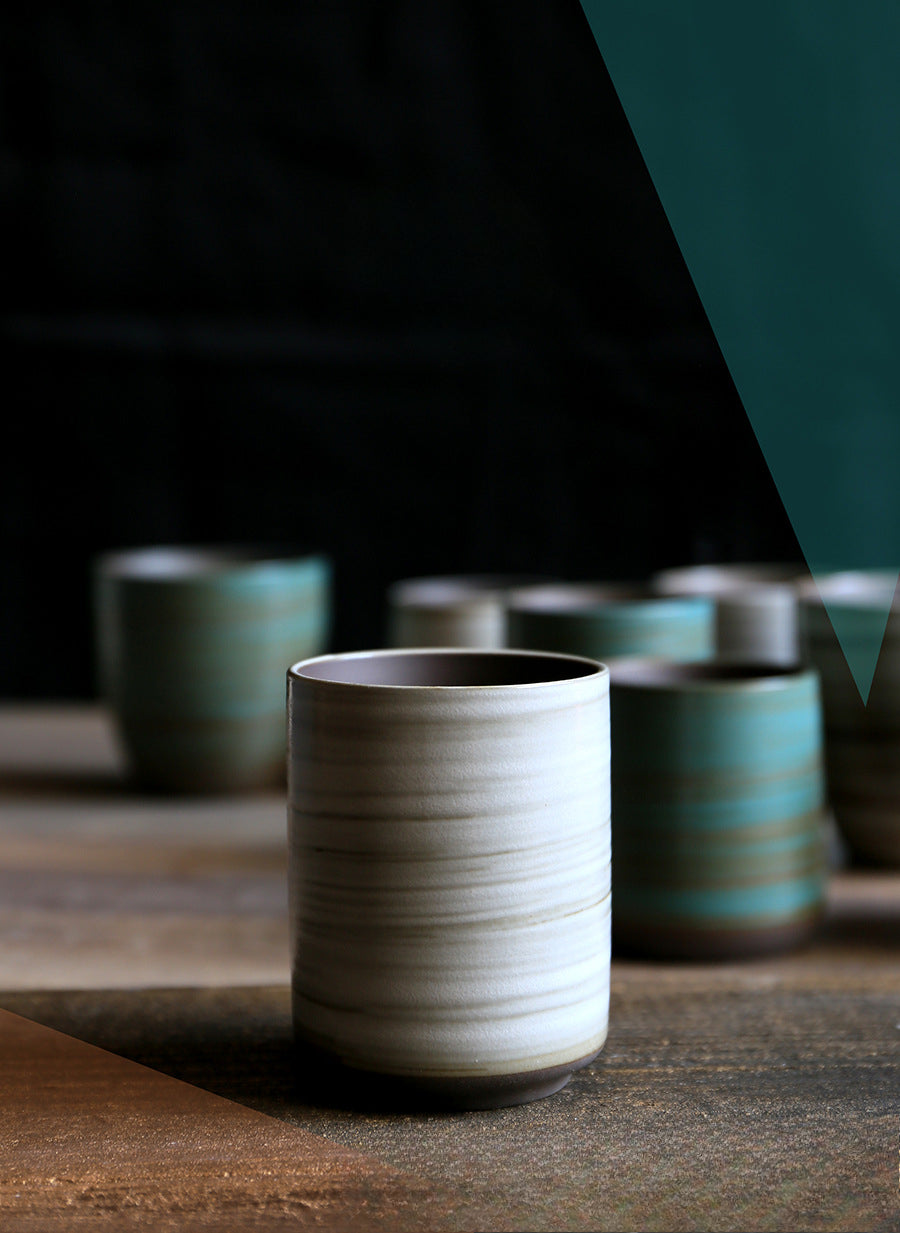 Gohobi Hand-Painted Kiln-Changed Ceramic Cup