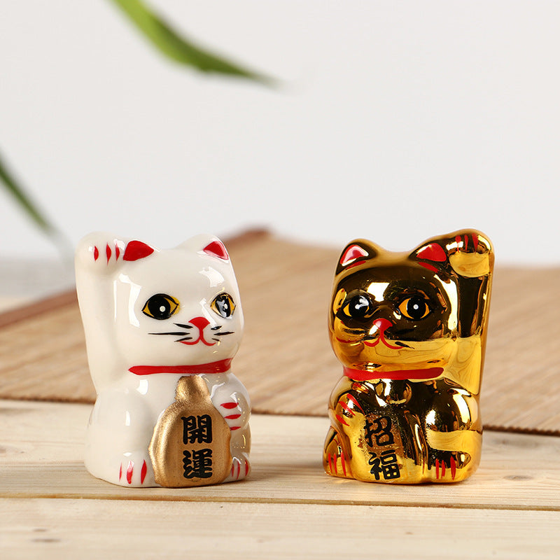 Ensemble de décorations de chat porte-bonheur Gohobi