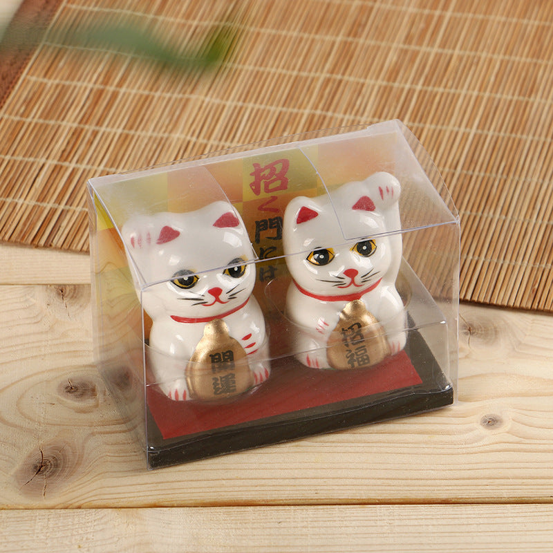 Ensemble de décorations de chat porte-bonheur Gohobi