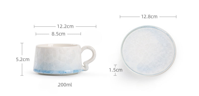Gohobi Crystal Glazed Coffee Cup Mug (No Saucer) 013