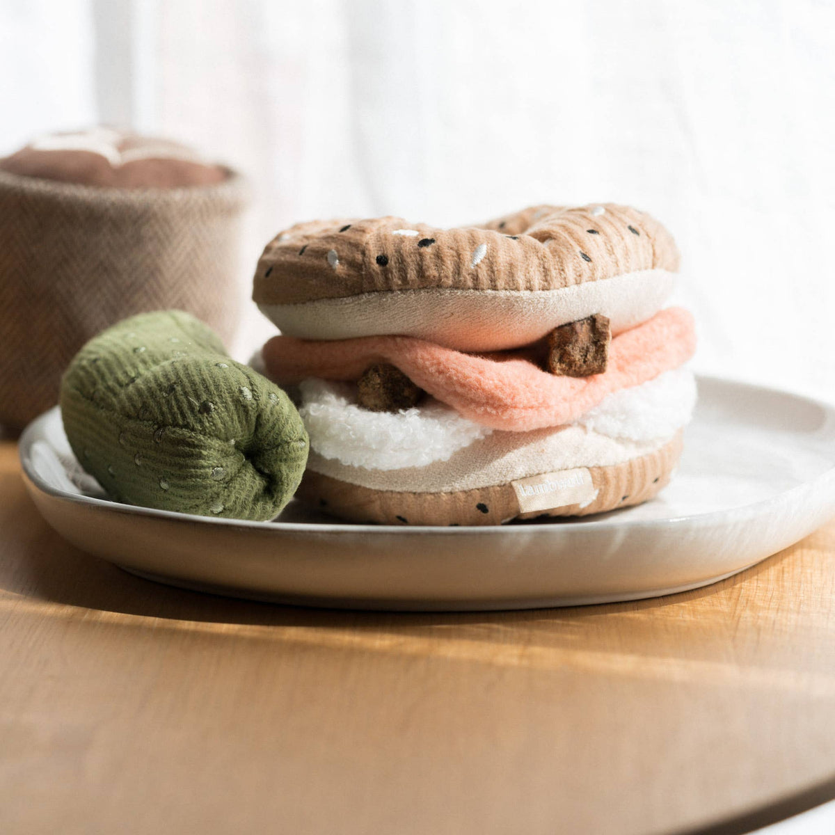 Lambwolf Bagel + Pickle//ENRICHMENT DOG TOY