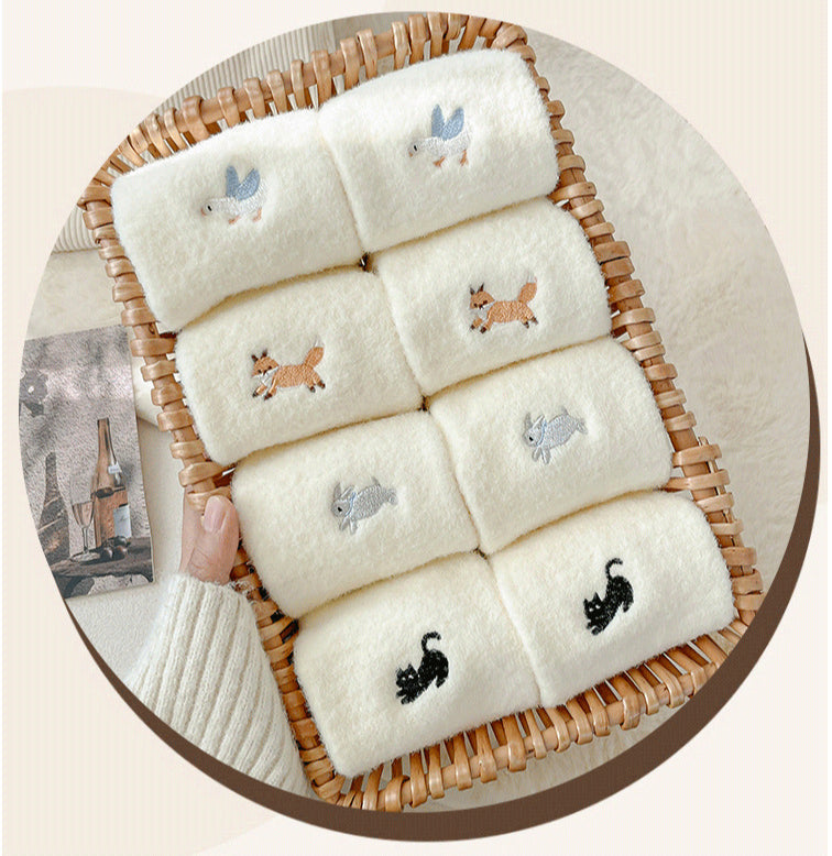 Chaussettes en velours Gohobi Animals