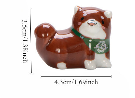 Repose-baguettes coloré Gohobi pour chien Shiba Inu