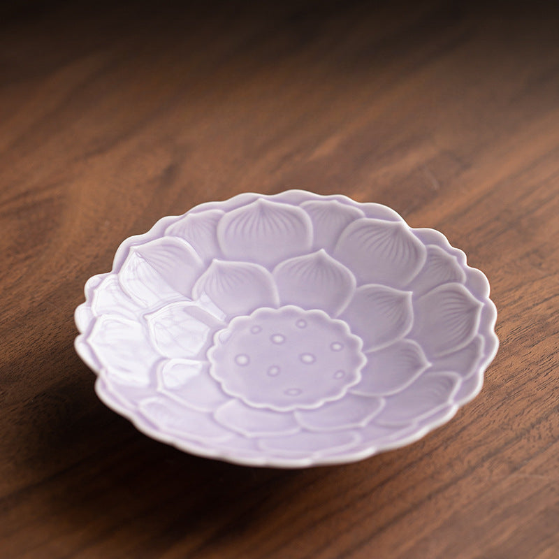 Gohobi, petite assiette de fruits glacés japonais traditionnels - Lotus 011