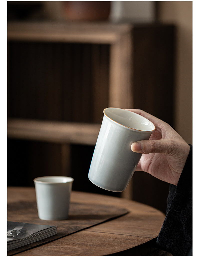 Gohobi Japanese Style Ice Grey and Green Tea Cup 002