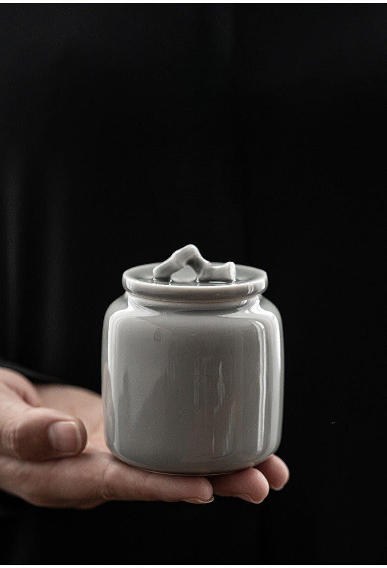 Service à thé gris glacé de style japonais Gohobi 002