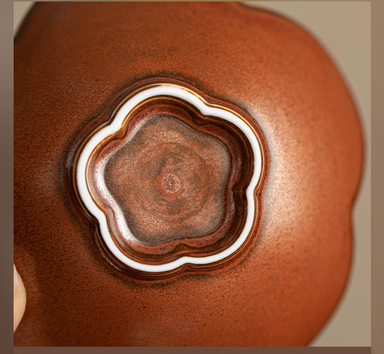 Gohobi Traditional Japanese Glazed Fruit Nuts Smll Plate - Chinese Knot 003