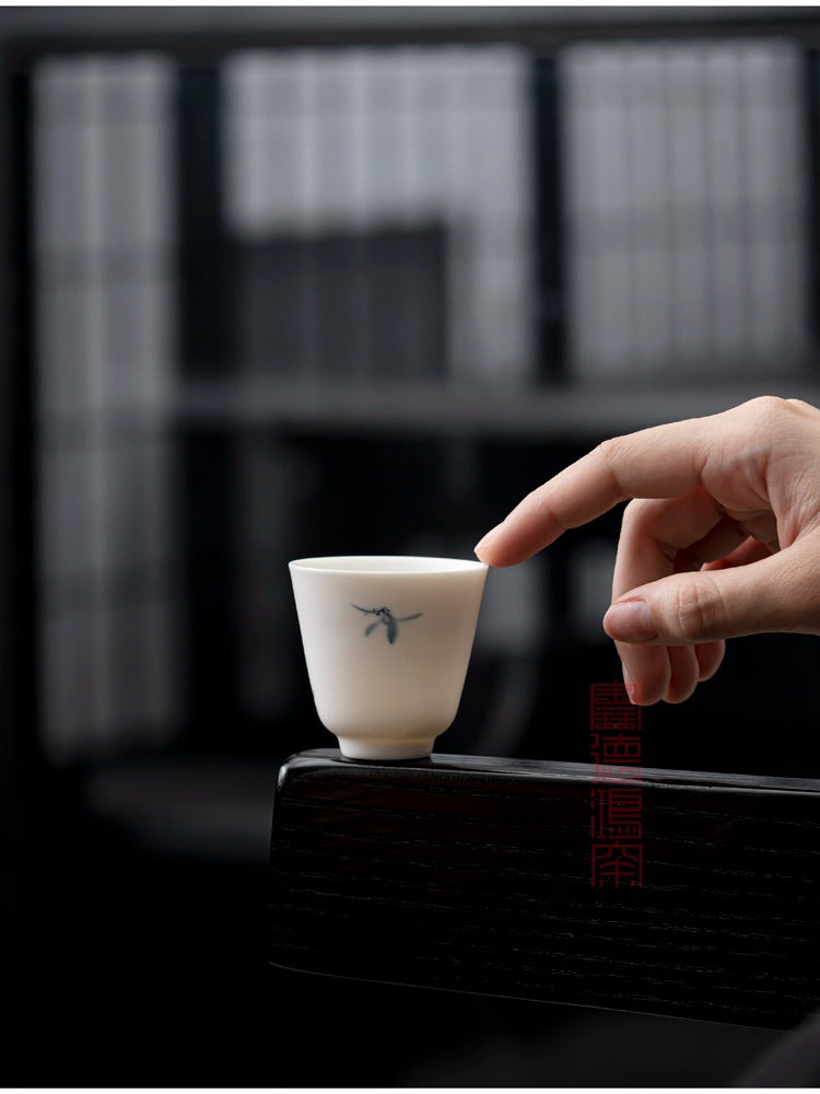 Gohobi Qiu Shui Orchid Ceramic Teacup