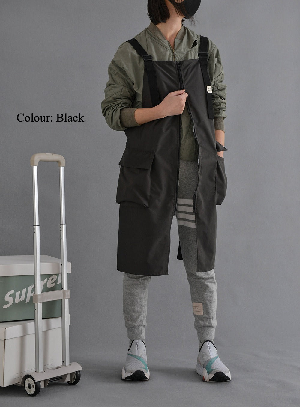 Gohobi Korean Adjustable Kitchen Apron